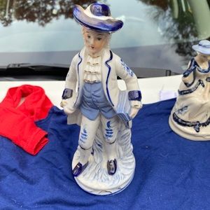 Beautiful gentlemen, vintage, porcelain figure